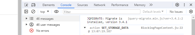 WordPress コンソールログの「JQMIGRATE: Migrate is installed, version 3.4.1」を非表示にする
