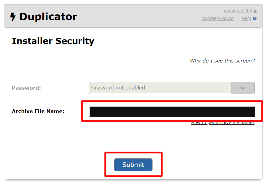 WordPress Duplicatorプラグインを使ったバックアップ＆復旧対応手順